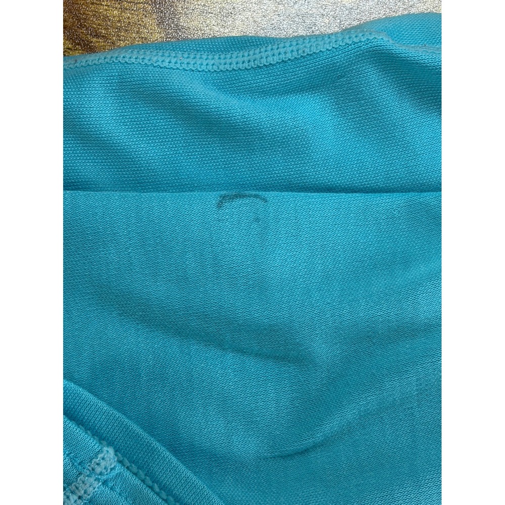 VTG Patagonia Capilene Kids 14 Turquoise Thermal Base Layer Leggings USA Made - Picture 10 of 16
